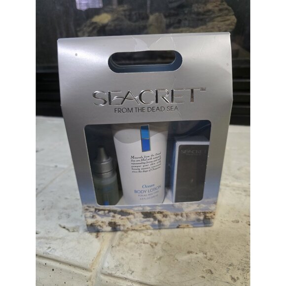 Seacret From The Dead Sea 4 Piece Nail & Body Care Kit "Ocean" NIB - Picture 1 of 5